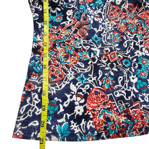 A & H Sportswear Co. Inc. Scoop Neck Tankini Top with Tummy Control Size 14 - Picture 10 of 10